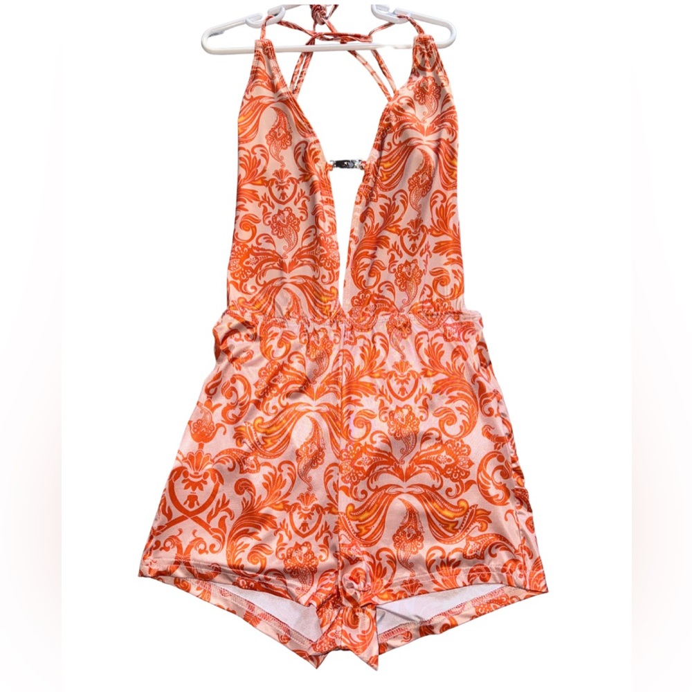 Trendy Open-Front Romper